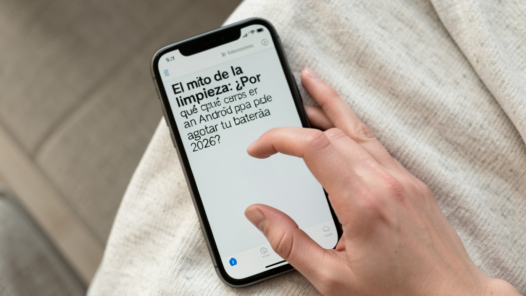 Detalle fotográfico relacionado con El mito de la limpieza: ¿Por qué cerrar apps en Android puede agotar tu batería en 2026?